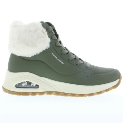 Skechers uno rugged fall air casual low sportcas schoen dam Groen
