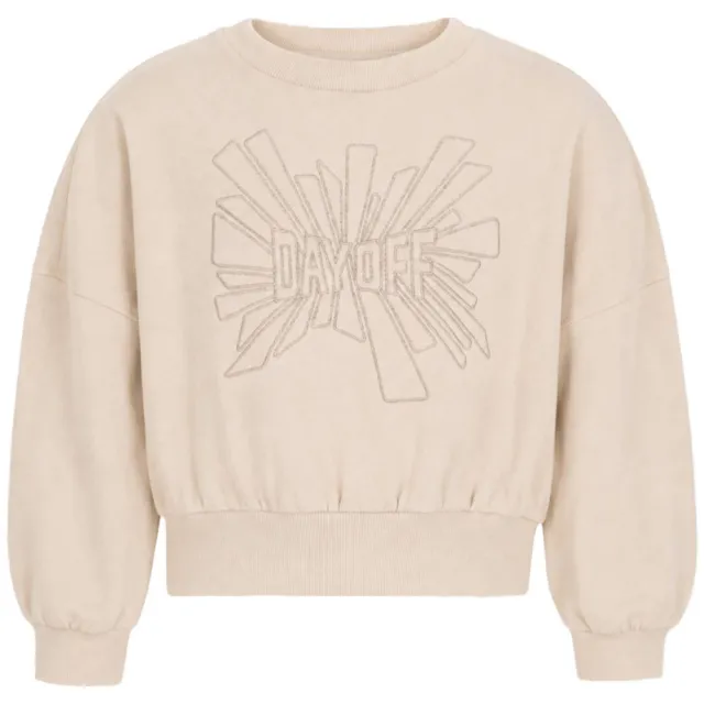 Like Flo oversized sweater met print - ecru, foto 2