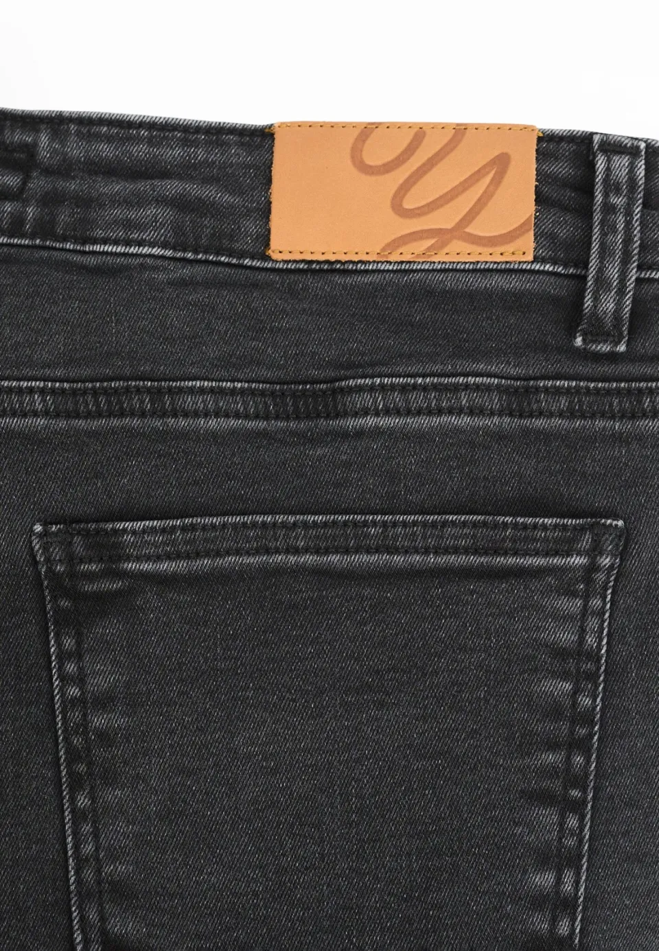 Yoek high waist wide leg jeans black denim, foto 6