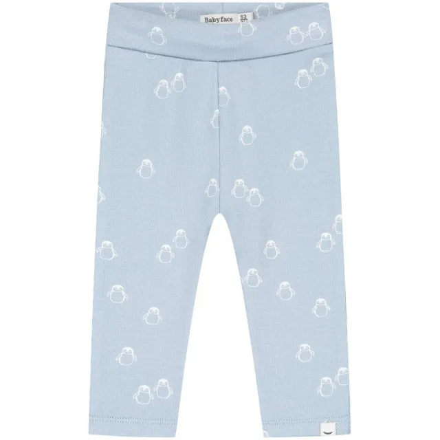 Babyface babybroek met print lichtblauw