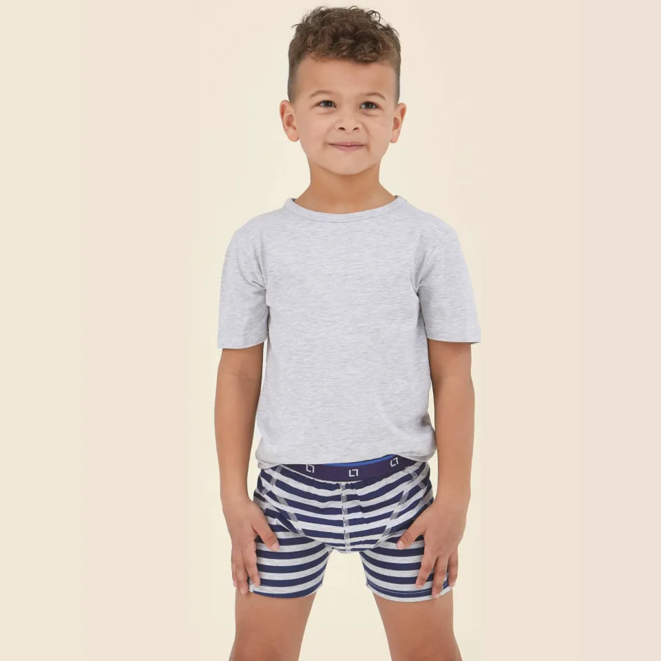 Little Label boxershort blauw set van 5, foto 3