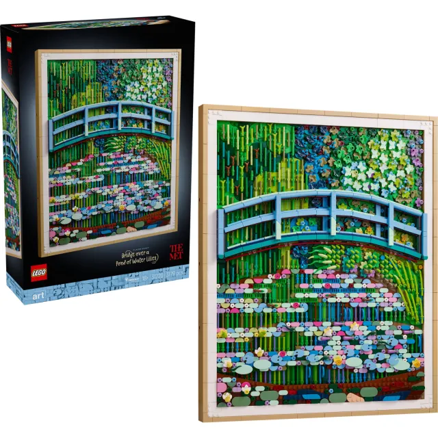 Lego Art Claude Monet – Brug over een Vijver met Waterlelies Set 31220