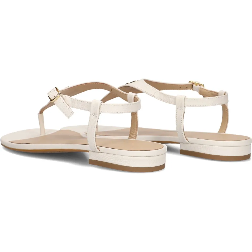 Lauren Ralph Lauren Sandalen Everley 2 Flat Sandal Wit, foto 3