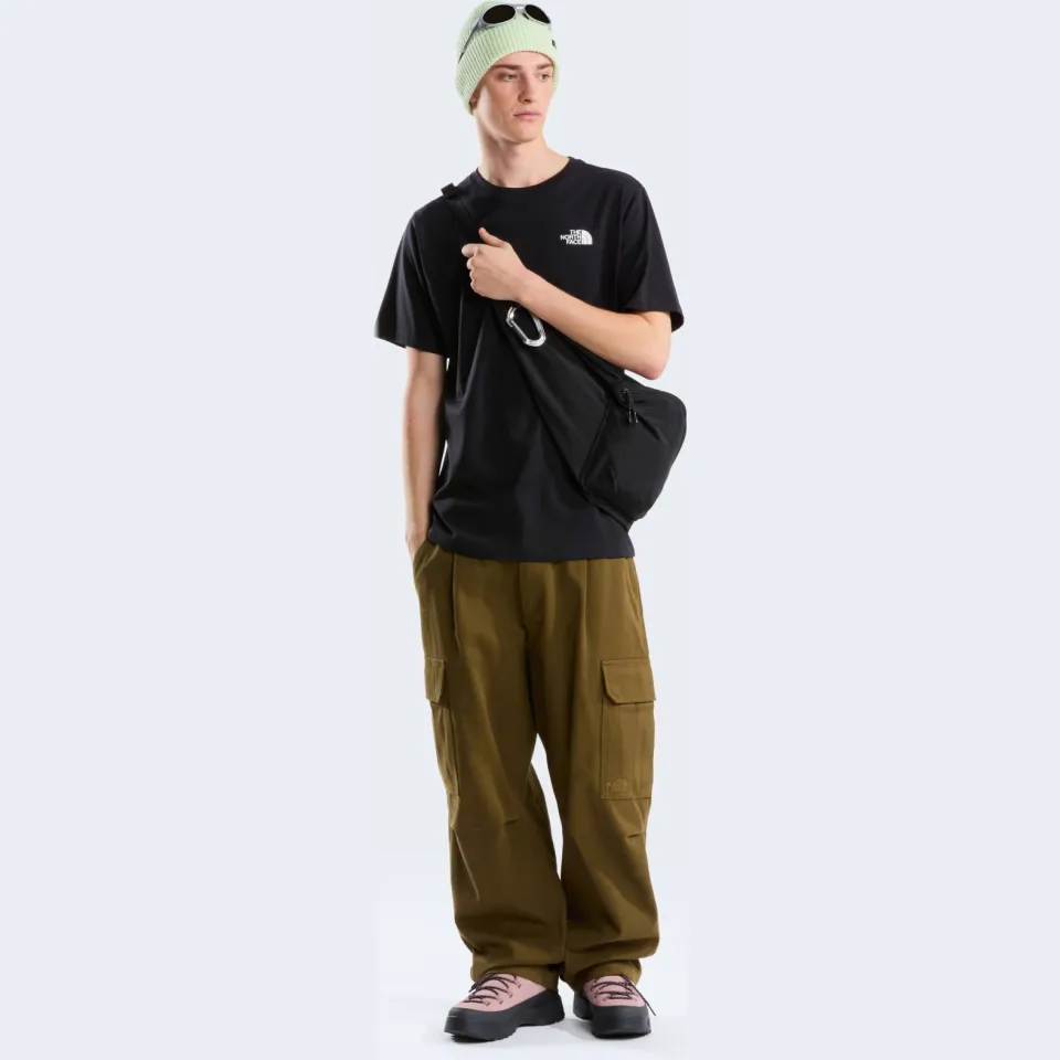 The North Face regular fit T-shirt met backprint - zwart
