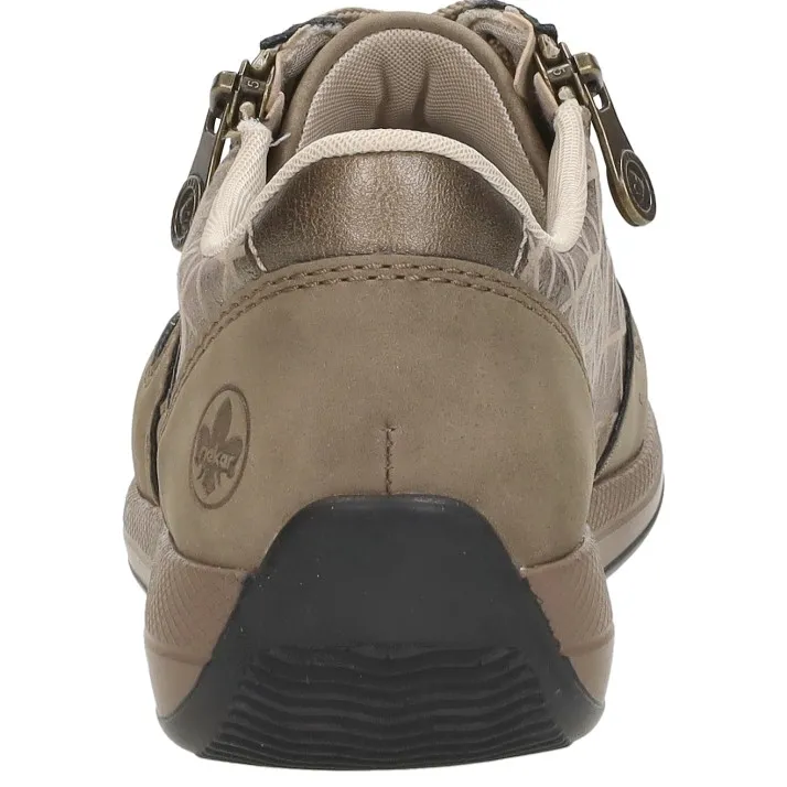 Rieker lage sneakers beige, foto 6