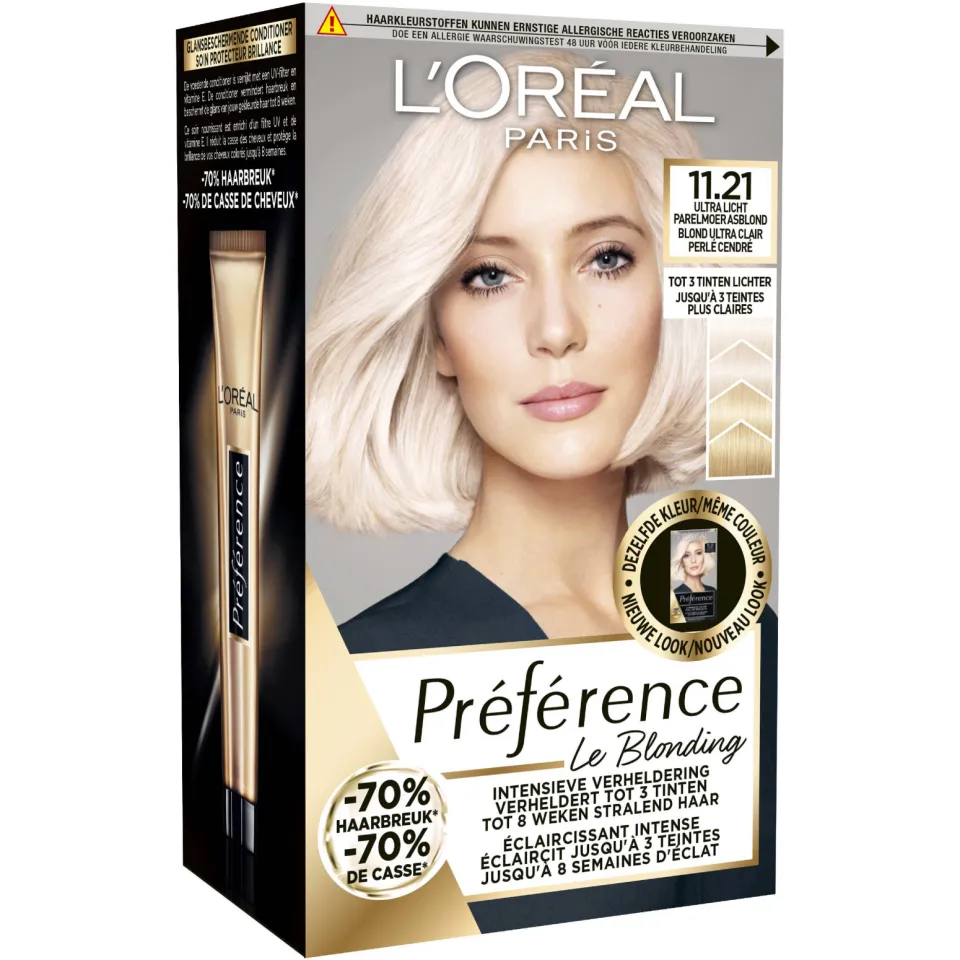 L'oréal Préférence Le Blonding 11.21 ultra licht parelmoer asblond
