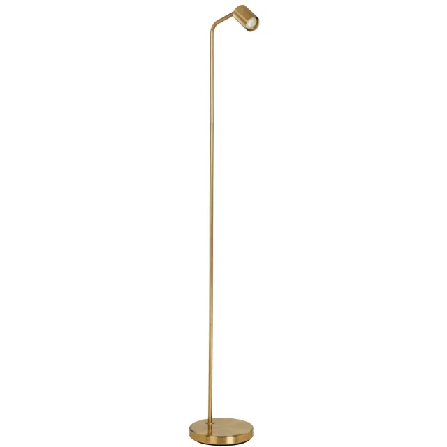 EGLO Rigomagno Vloerlamp - GU10 - 151 cm - Goud - Kantelbaar