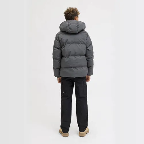 Jack & Jones gewatteerde winterjas grijs, foto 4