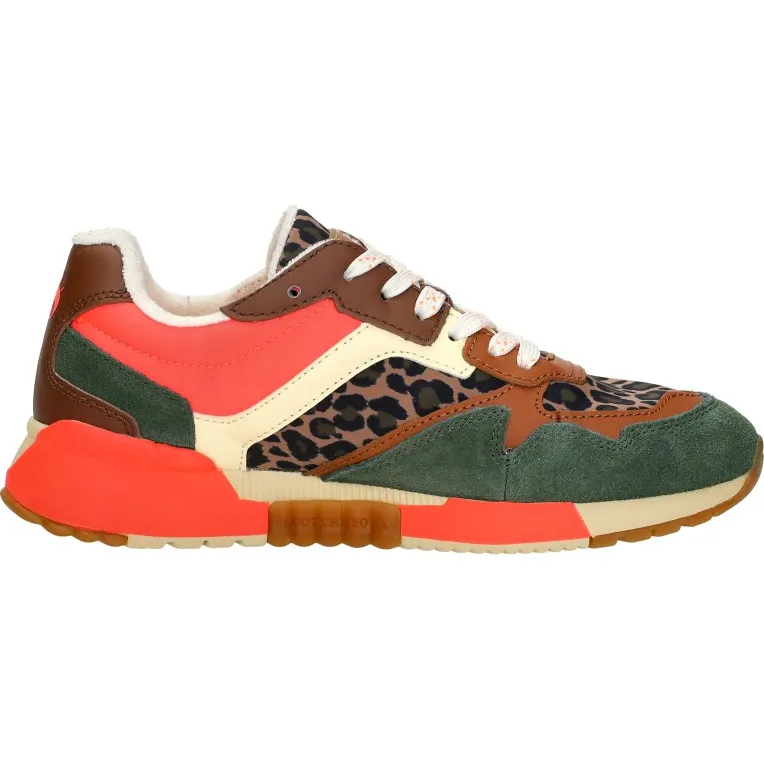 Scotch & Soda Vivi lage sneaker groen
