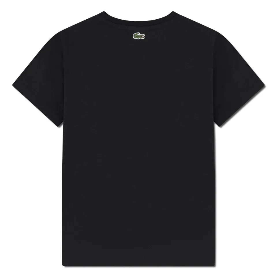 Lacoste t-shirt zwart logo, foto 2