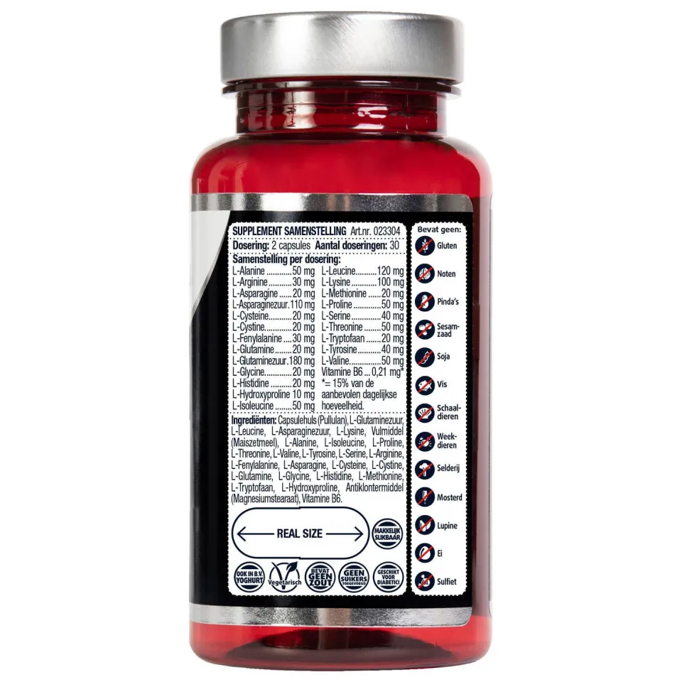 Lucovitaal Aminozuren + Vitamine B6 - 60 capsules, foto 3