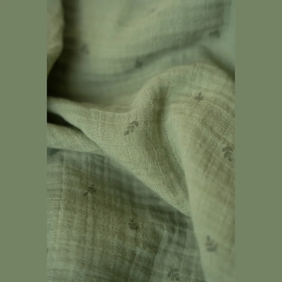 Little Dutch Pure Sage hydrofiele swaddle doek groen, foto 7