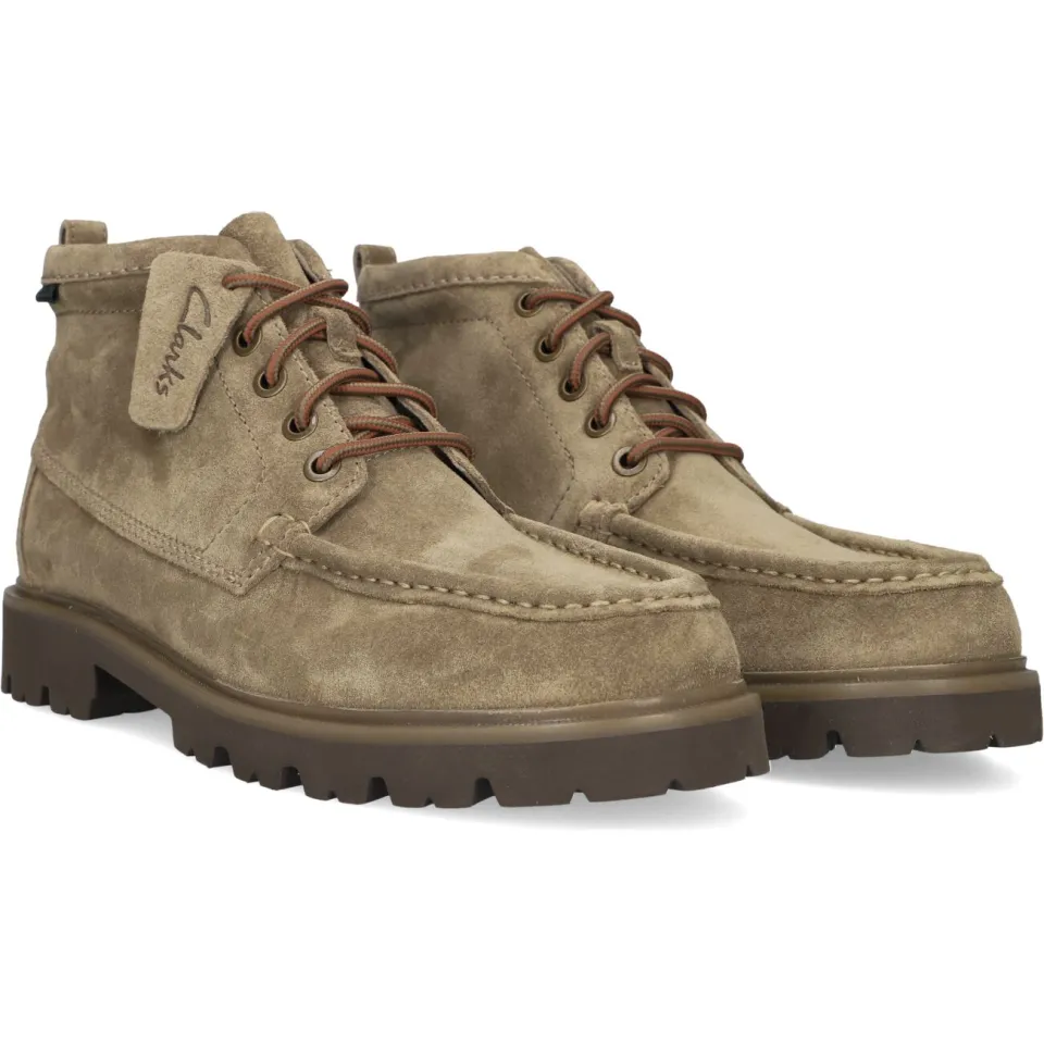 Clarks Cleyhill Hi veterschoenen taupe, foto 3