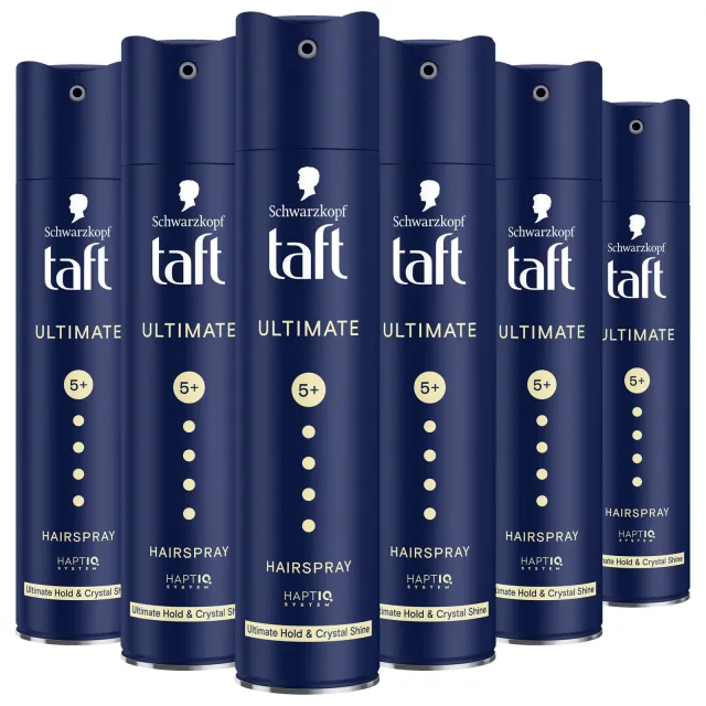 Schwarzkopf Taft Ultimate haarspray - voordeelverpakking - 6 x 250 ml