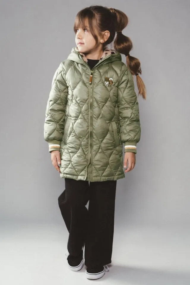 Moodstreet Jula gewatteerde winterjas groen