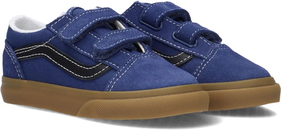 Vans Old Skool V lage sneakers donkerblauw blauw/donkerblauw, foto 6