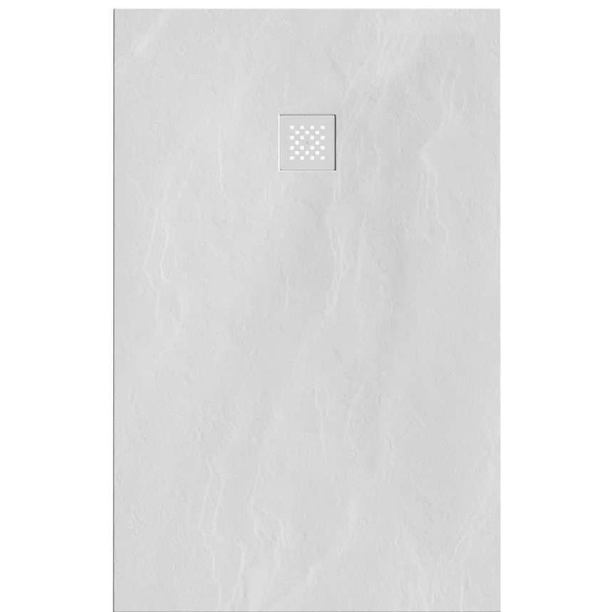 Brauer Asteroid douchebak 90x140 mat wit Mat wit -