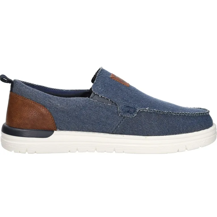 Mustang instappers sneakers laag blauw