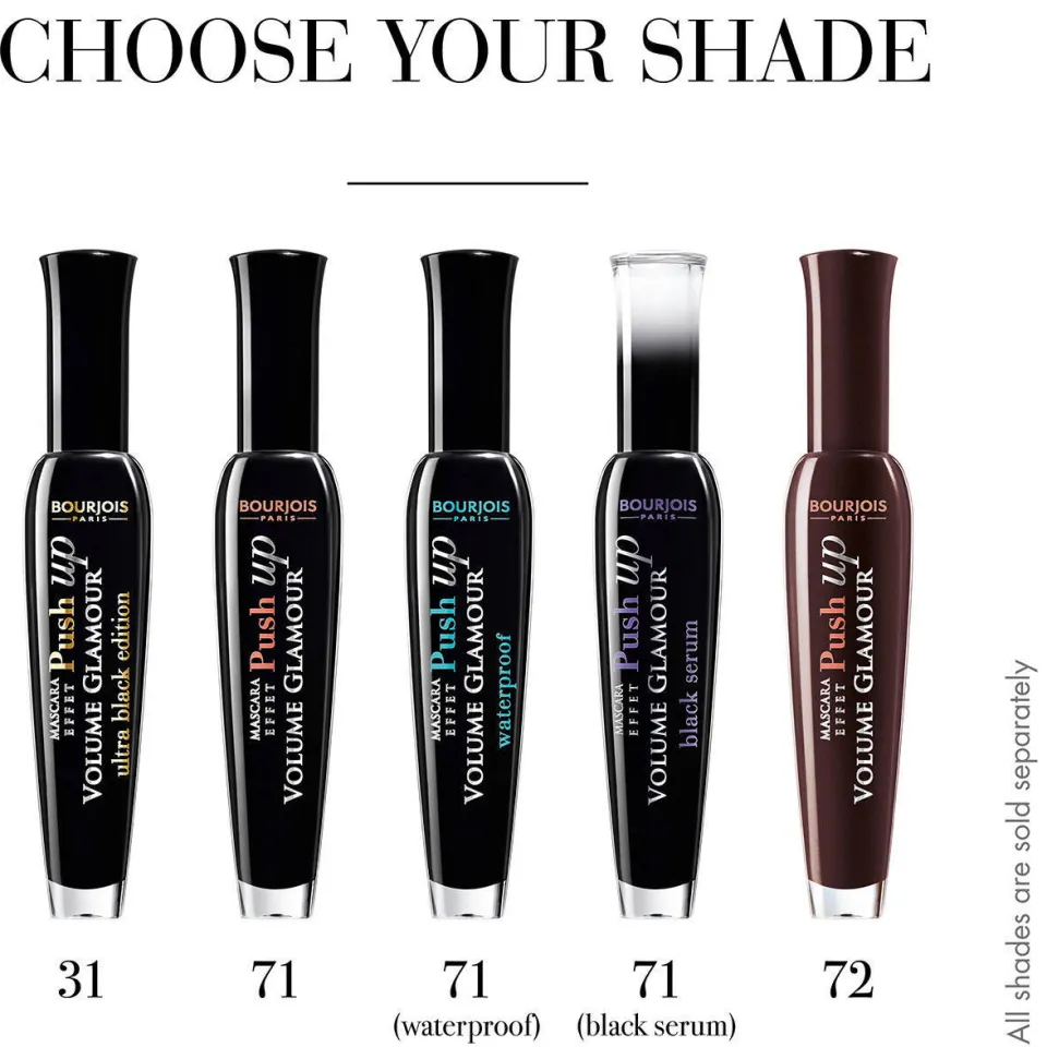 Bourjois Volume Glamour Push Up Waterproof mascara 071 Black, foto 4