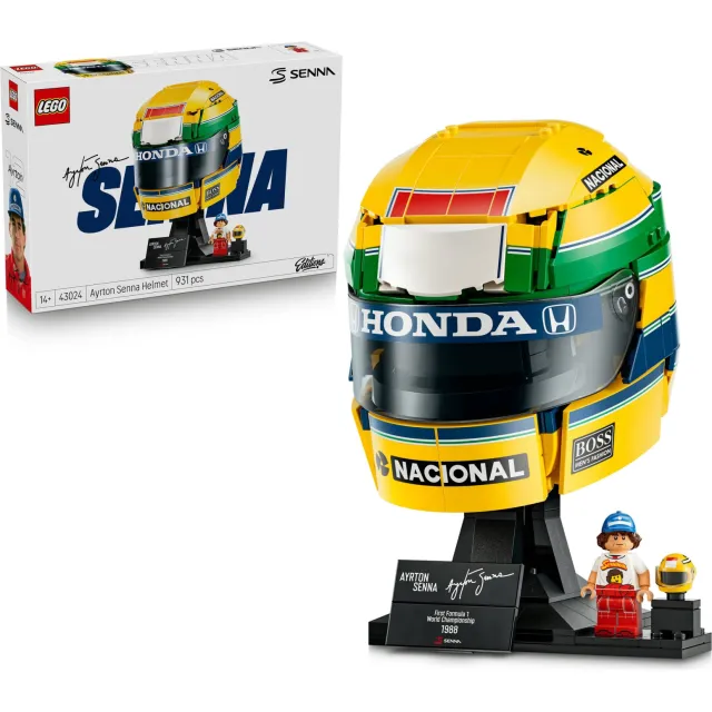 Lego Editions Formula 1 Helm van Ayrton Senna F1 Auto Helm Bouwpakket 43024, foto 2