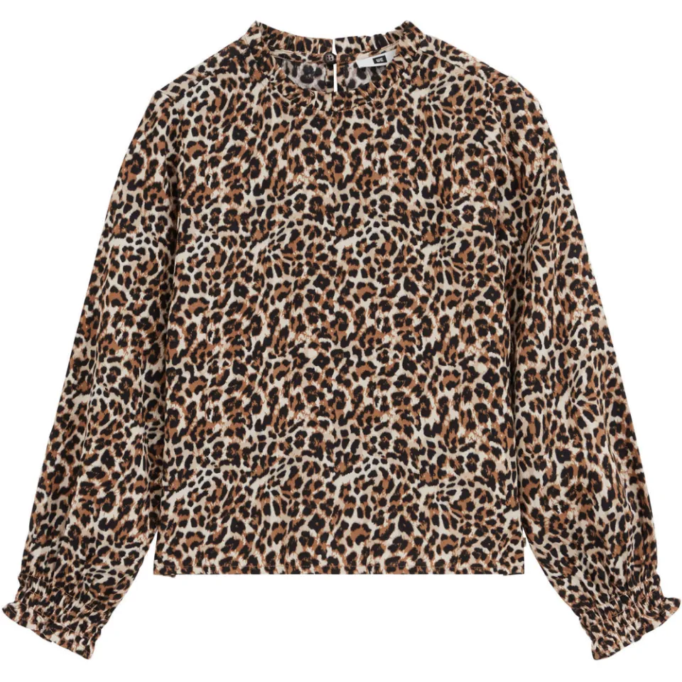 WE Fashion blousetop met print beige, foto 2