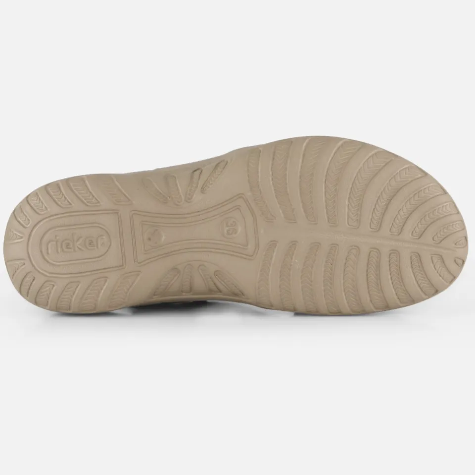 Rieker sandalen plat zwart, foto 8