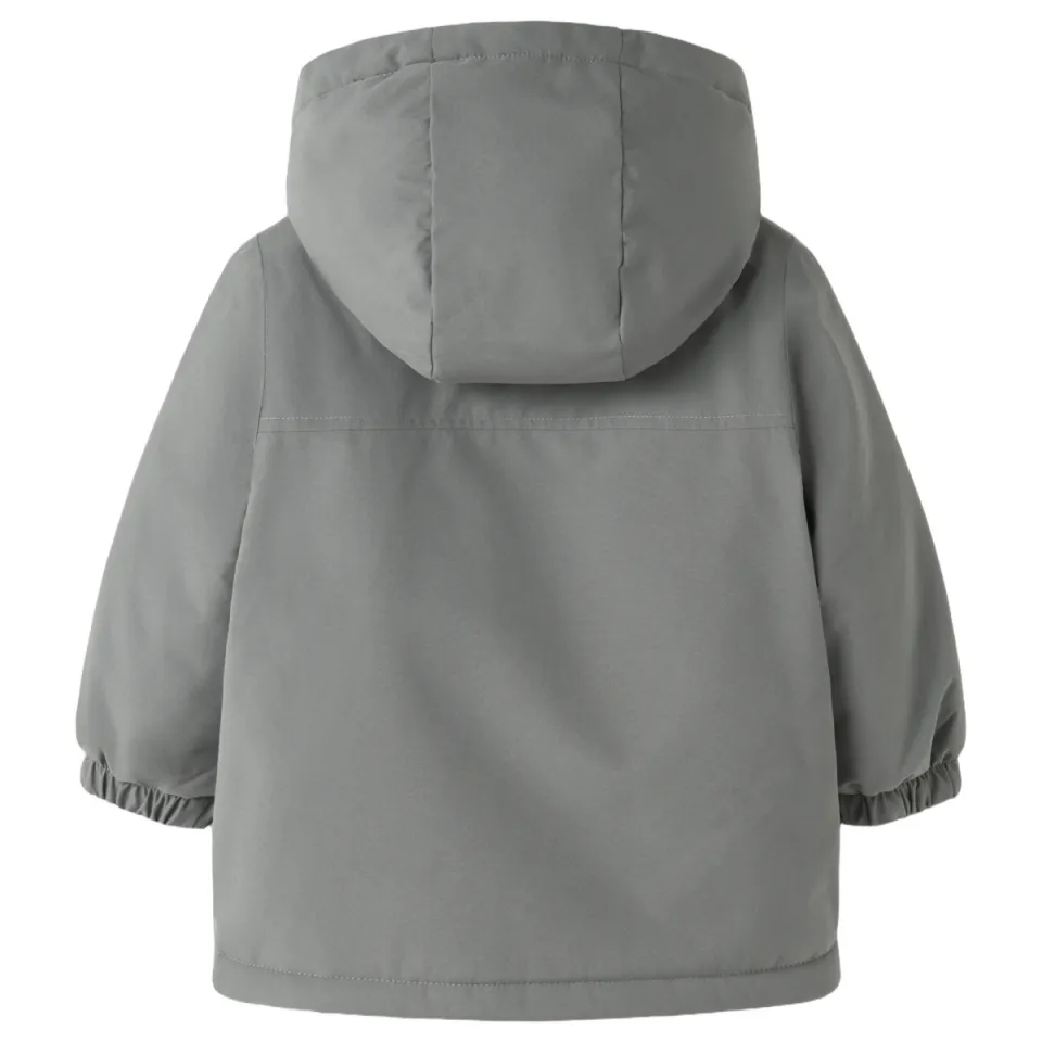 Lil' Atelier Mini parka grijs, foto 3