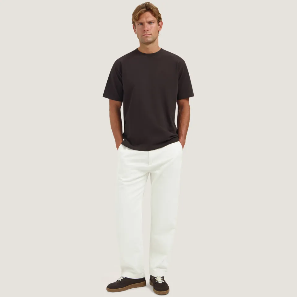 Dstrezzed oversized T-shirt - donkerbruin