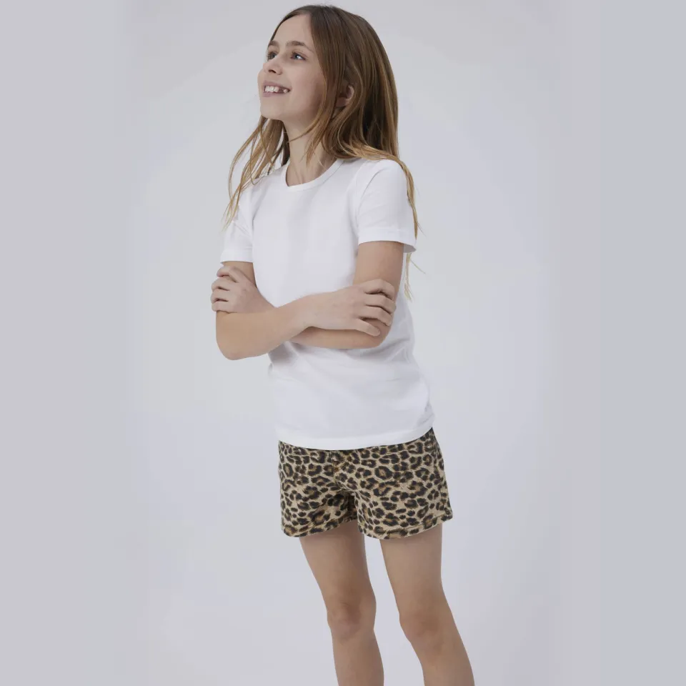 NAME IT NKFROSE korte broek bruin dierenprint, foto 4