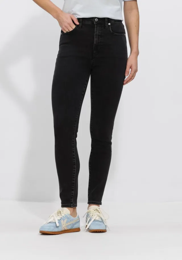 Calvin Klein Dames Jeans High Rise Skinny - Zwart