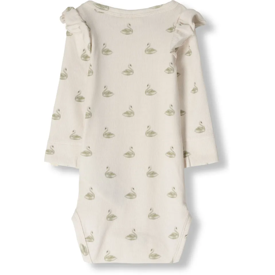 Lil' Atelier Nbfgavo Eko LS Slim Body romper beige, foto 4