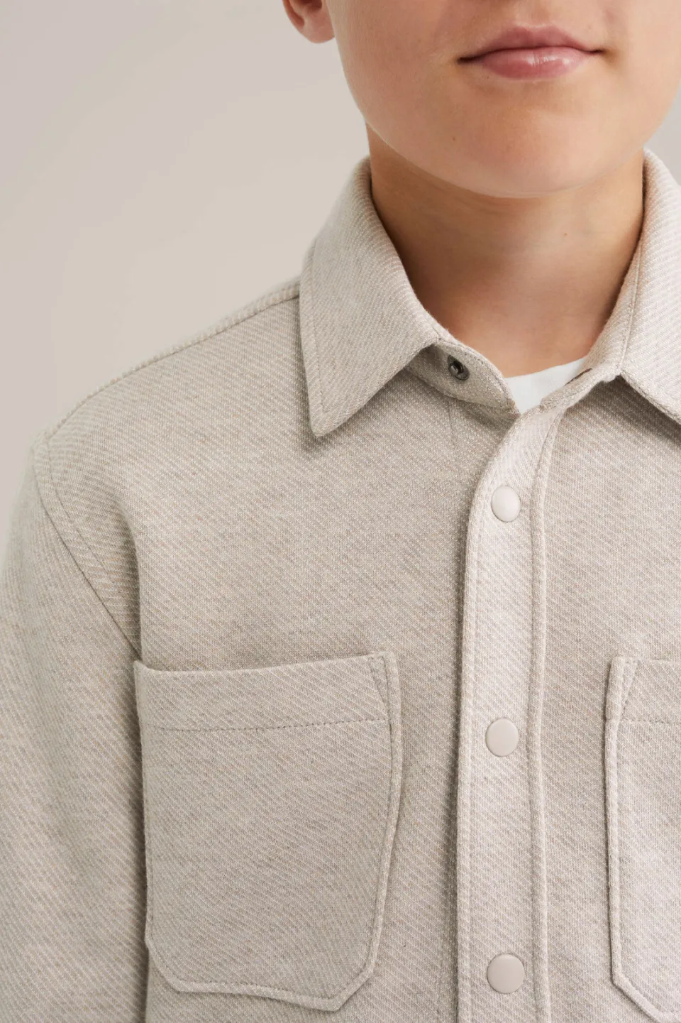 WE Fashion overshirt beige, foto 8