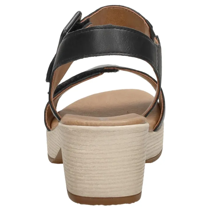 Remonte sandalen met hak zwart, foto 4