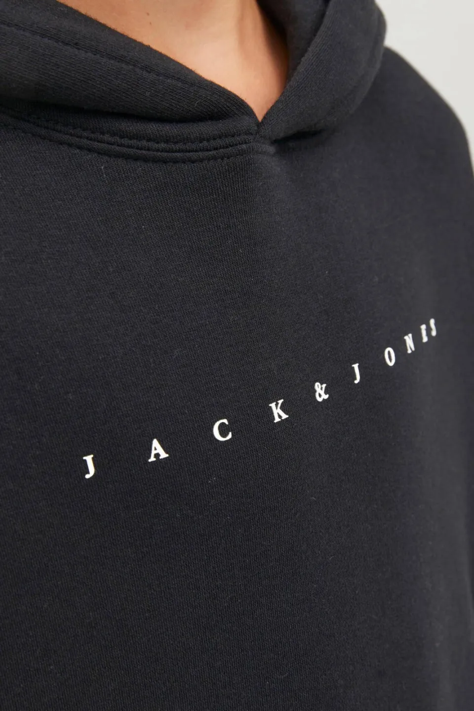 Jack & Jones JUNIOR hoodie JJESTAR met logo zwart, foto 7
