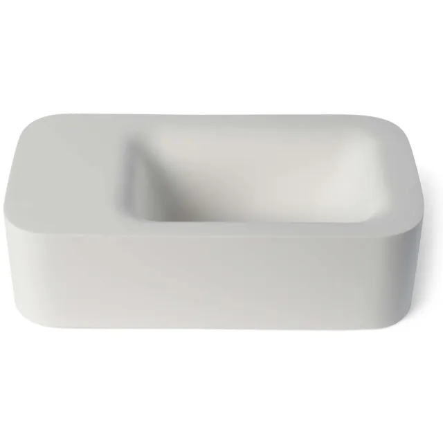 Luca Sanitair Fontein Luca Sanitair Lea 42x22x12 cm Solid Surface Zonder Kraangat Mat Wit