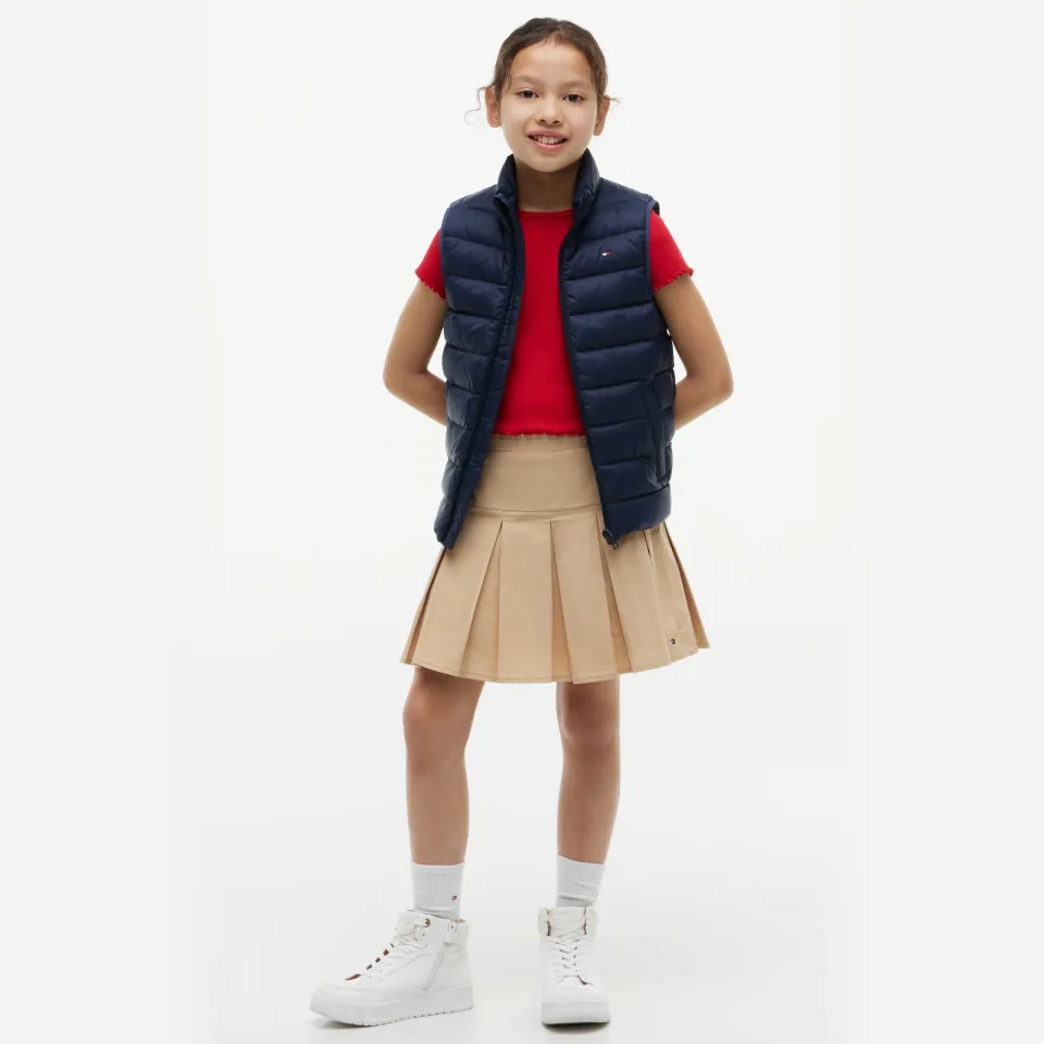 Tommy Hilfiger kids bodywarmer donkerblauw, foto 3