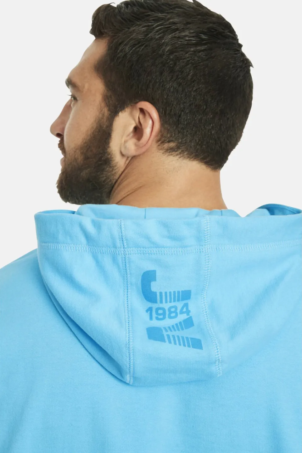 Jan Vanderstorm +FIT Collectie hoodie JEPPE Plus blauw, foto 4