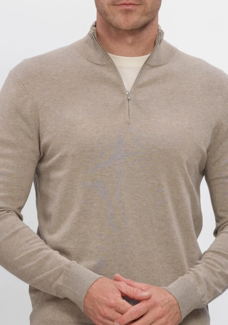 Profuomo trui fijn gebreid beige, foto 8