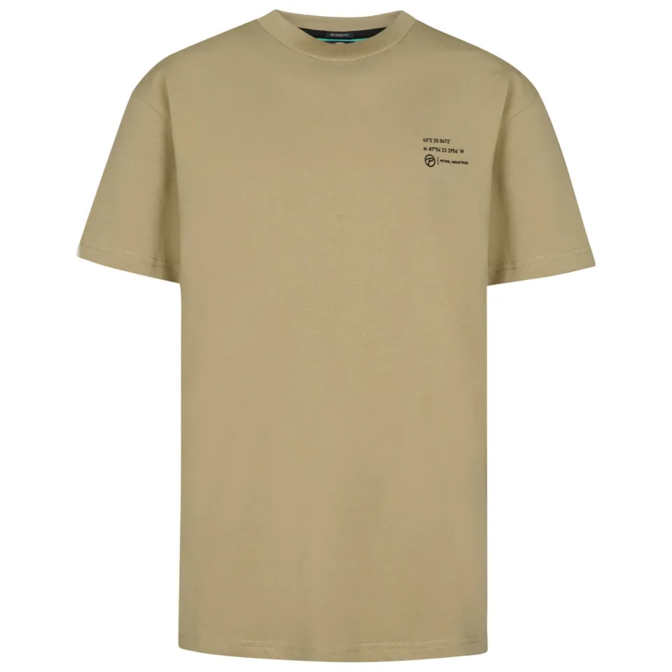 Petrol Industries t-shirt met backprint zand, foto 2