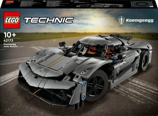 Lego Technic Koenigsegg Jesko Absolut grijze hypercar Auto Bouwpakket voor Kinderen 42173, foto 4