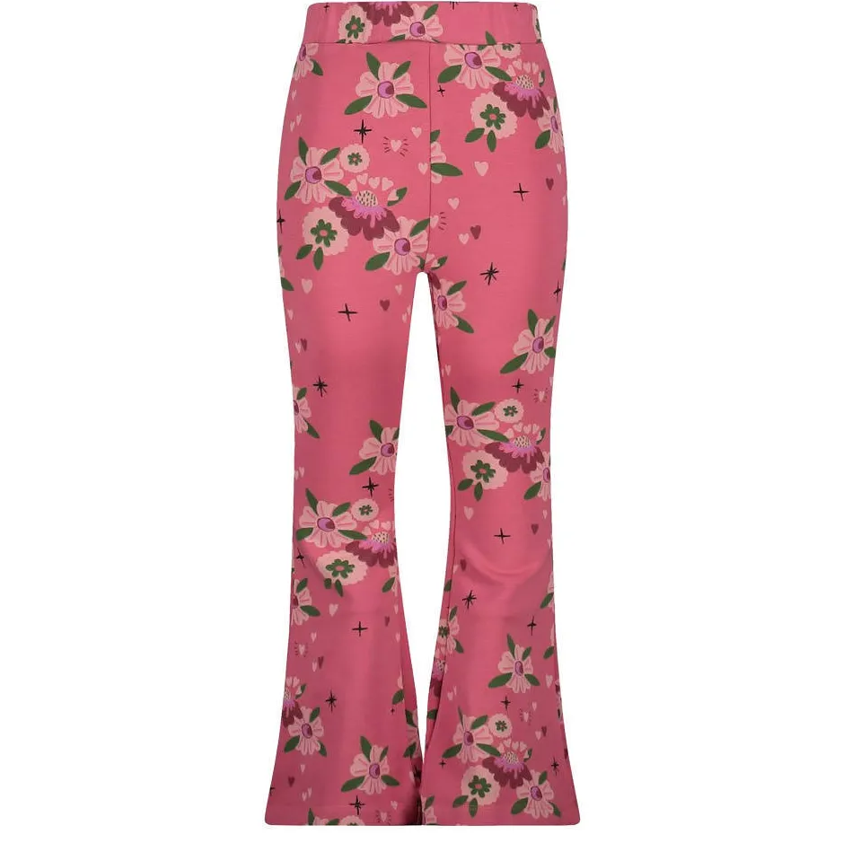 Jubel Moon Flowers flared broek roze, foto 2