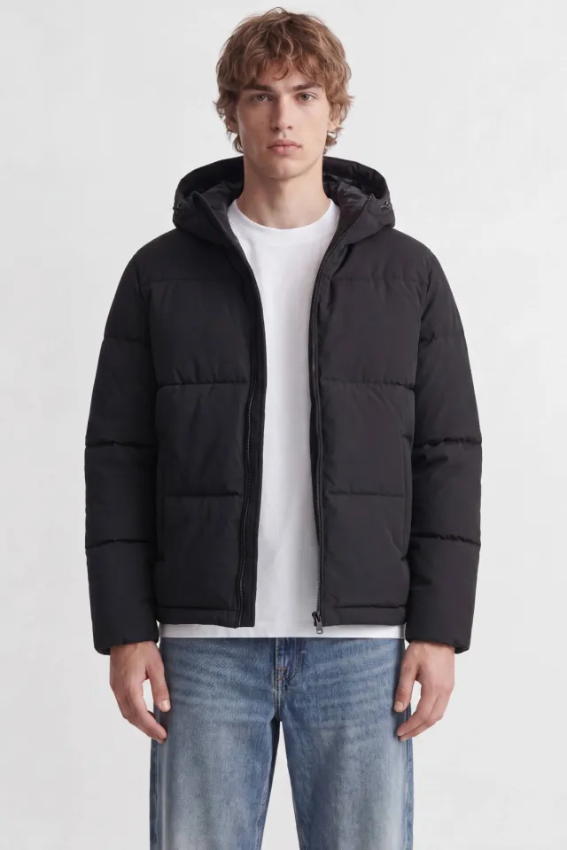 Jack & Jones Galaxy puffer winterjas zwart Black