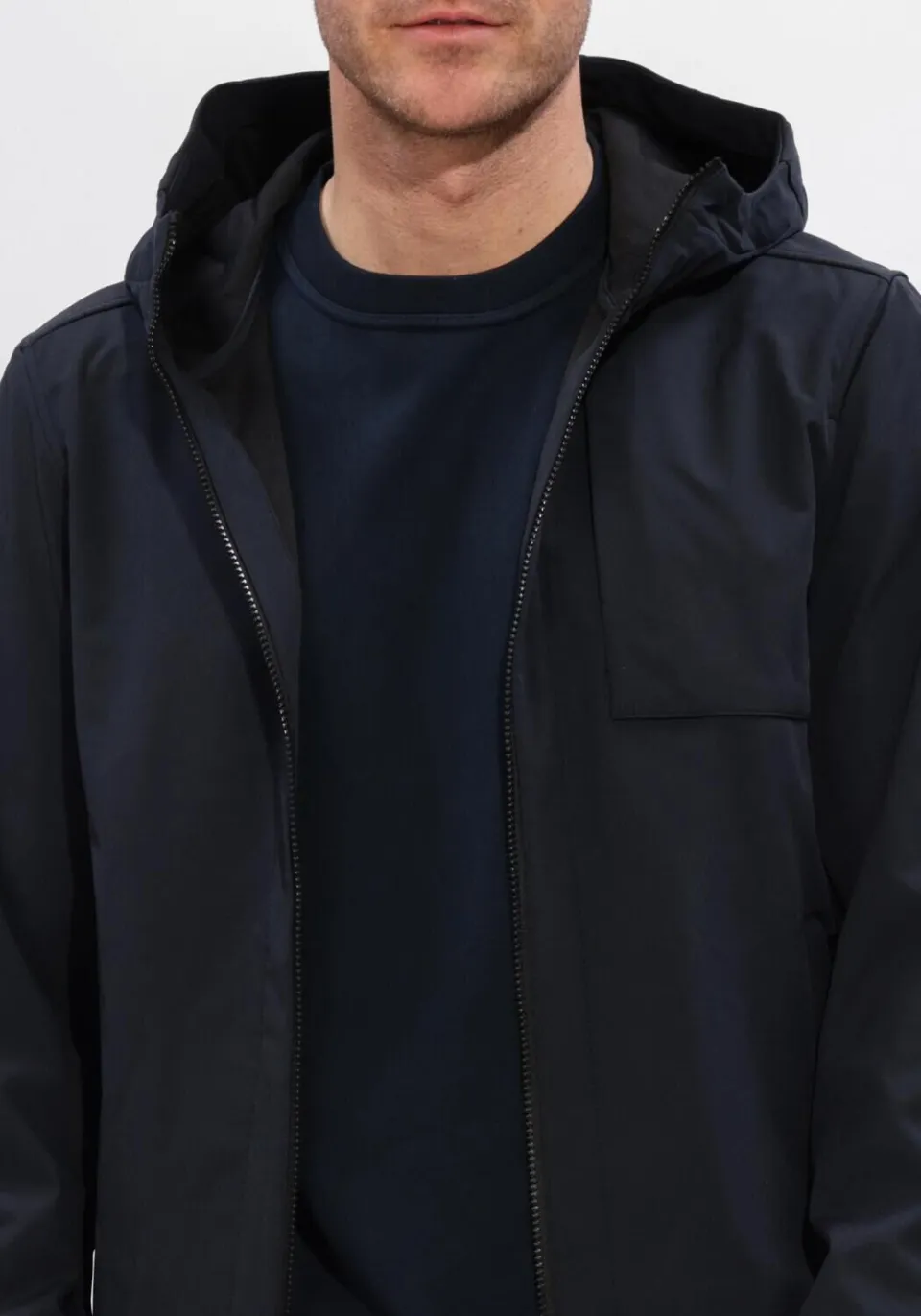 Airforce Heren Jassen Softshell Jacket Chestpocket - Donkerblauw, foto 4