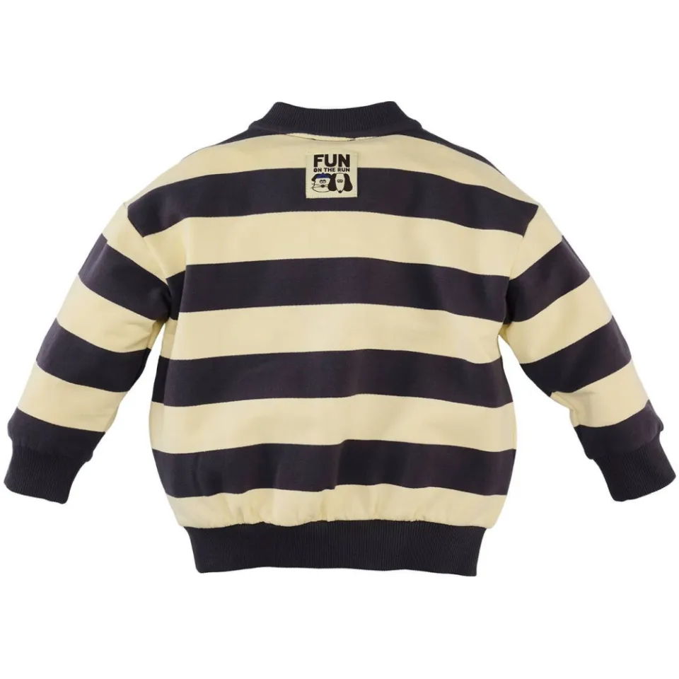 Z8 mini gestreepte sweater - donkerblauw/geel, foto 6