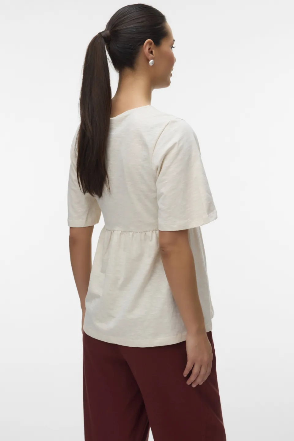 Mamalicious overslagtop beige, foto 3
