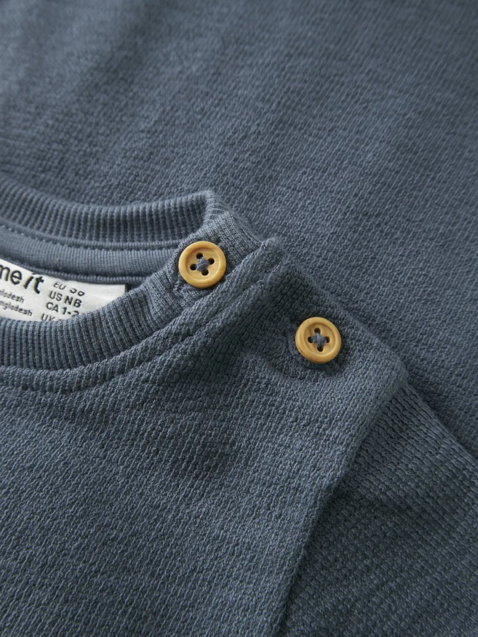 NAME IT BABY rechtvallende sweater - blauw, foto 3