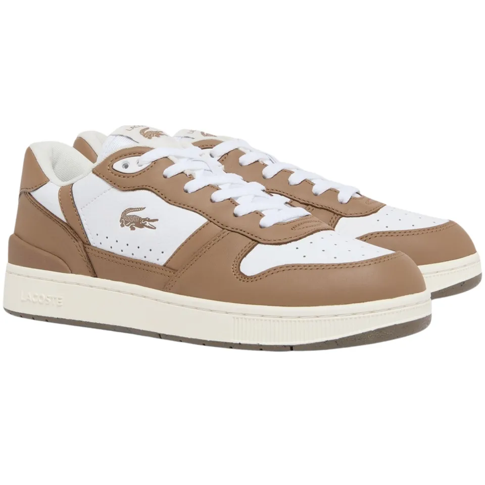 Lacoste sneakers - wit/bruin, foto 2