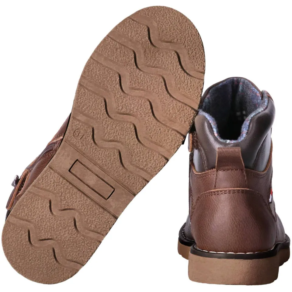 Tommy Hilfiger veterschoenen met profielzool - bruin, foto 6