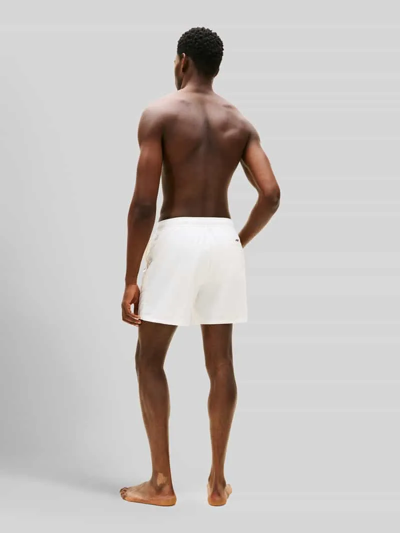 Tommy Hilfiger Zwembroek met labelprint beige, foto 3