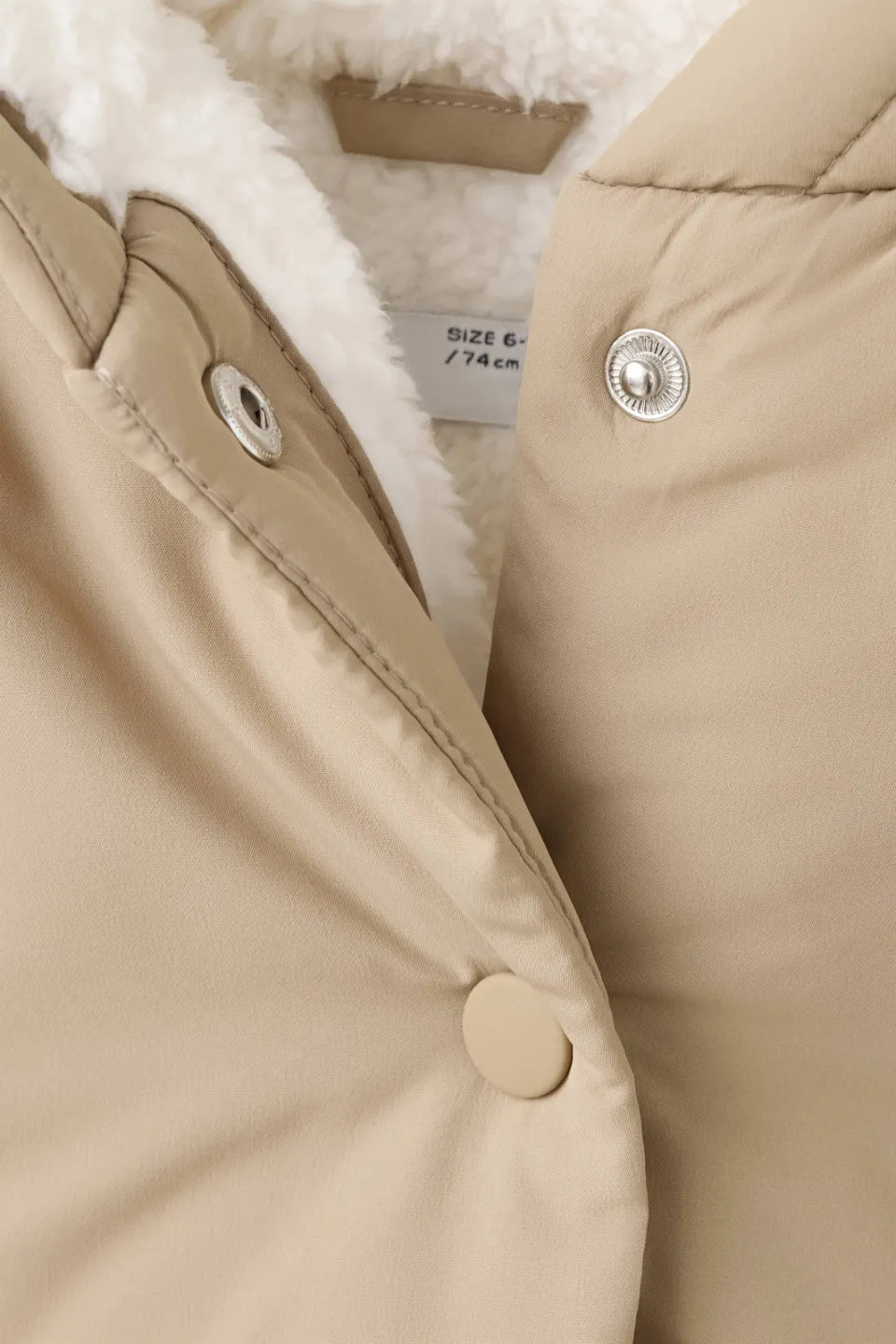 Mango winterjas beige, foto 4